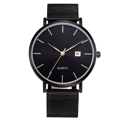 Latest Simplicity Minimalism Men Wristwatch Finely Polished Brass Hands Watch